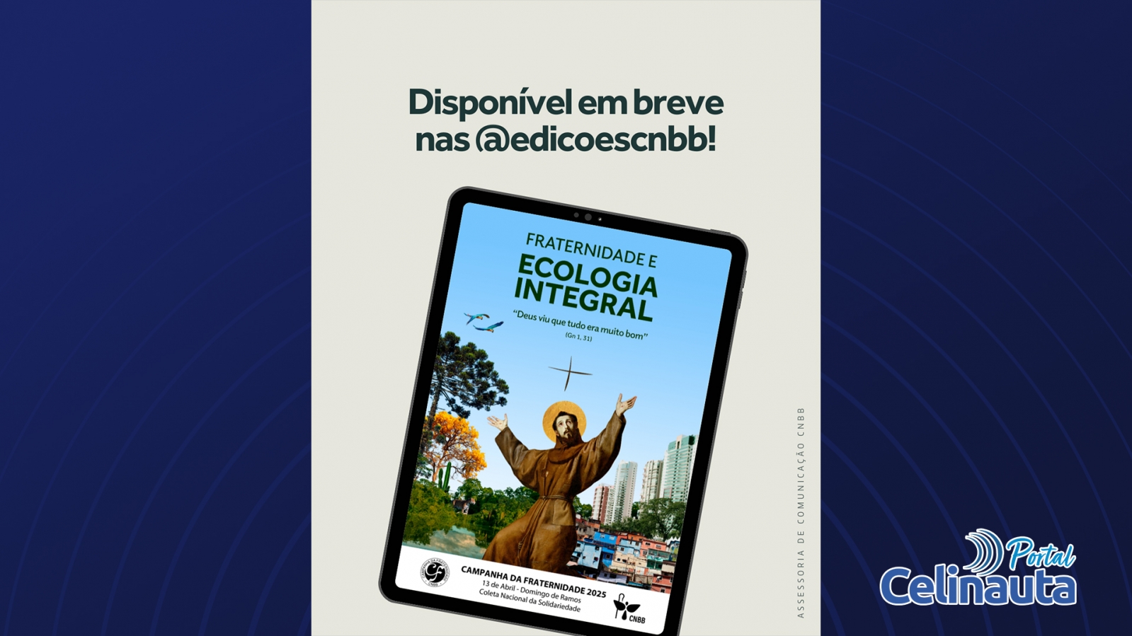 Conheça o cartaz da Campanha da Fraternidade 2025!