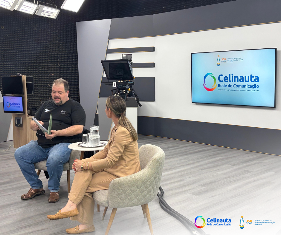 Frei Gustavo Medella destaca o papel do jornalista na promoção da verdade e da união durante encontro com comunicadores da Rede Celinauta
