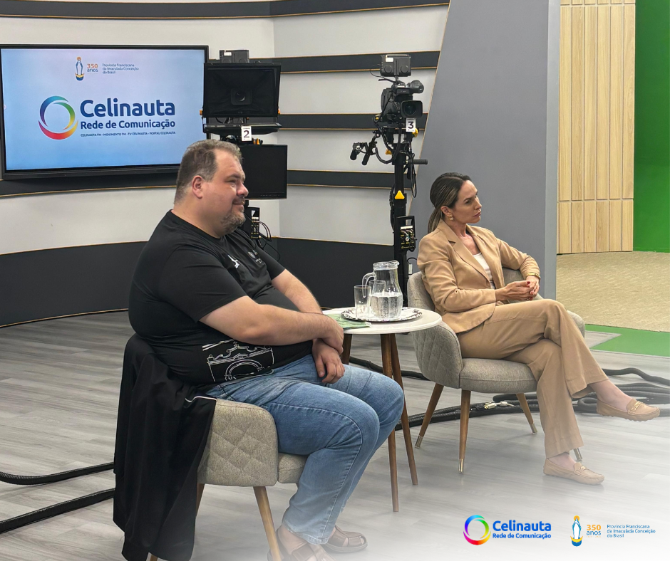 Frei Gustavo Medella destaca o papel do jornalista na promoção da verdade e da união durante encontro com comunicadores da Rede Celinauta