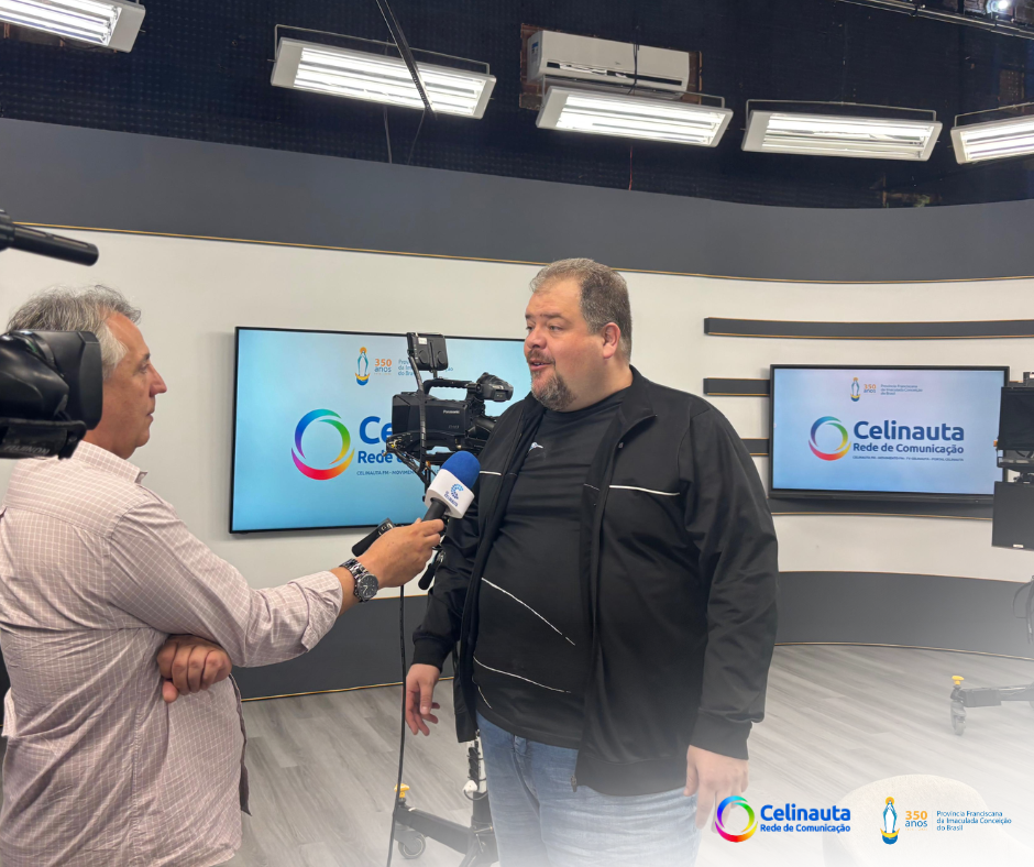 Frei Gustavo Medella destaca o papel do jornalista na promoção da verdade e da união durante encontro com comunicadores da Rede Celinauta